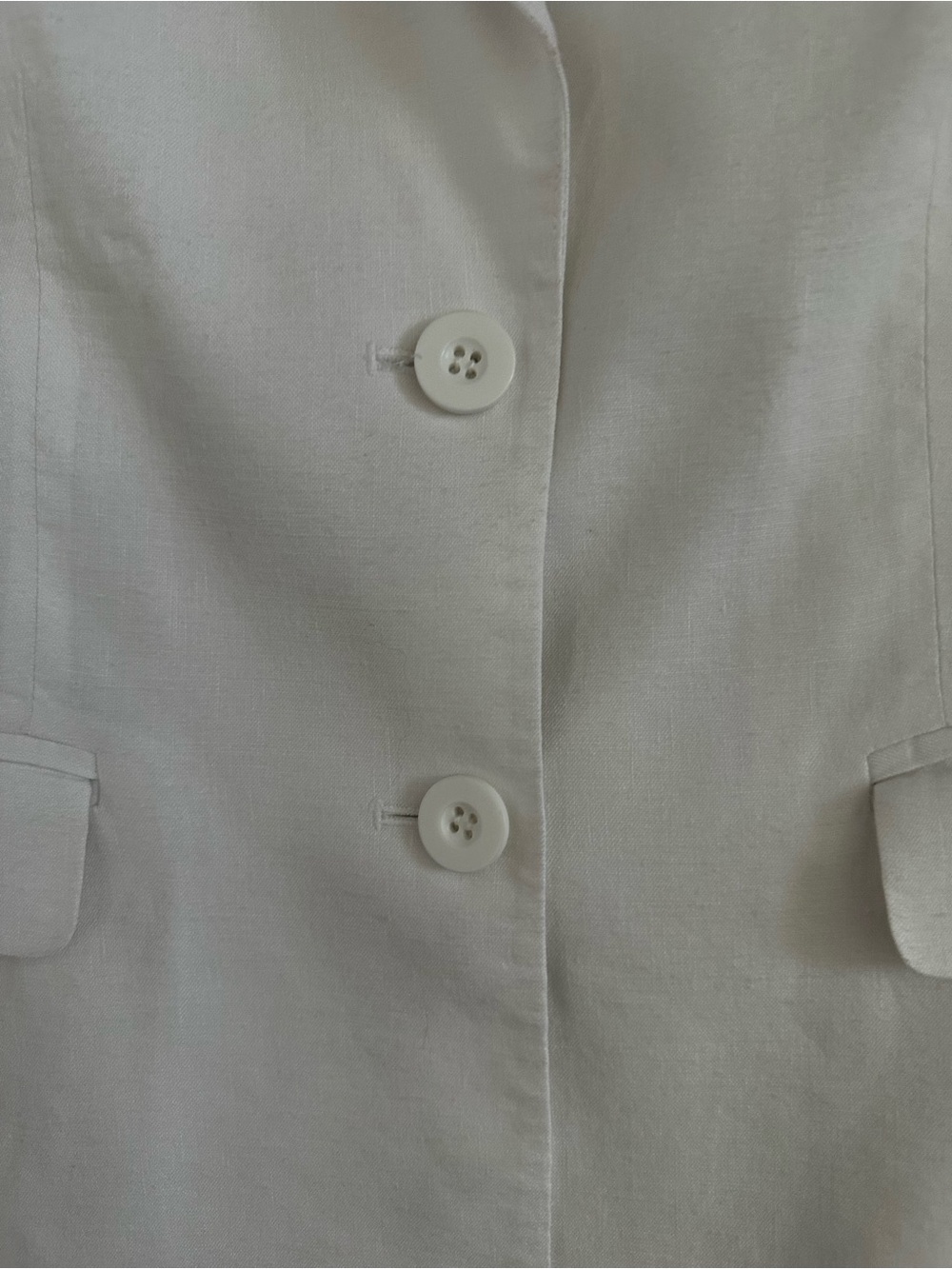 Alice + Olivia Shan Rolled Cuff Linen Blazer M - Picture 4 of 9